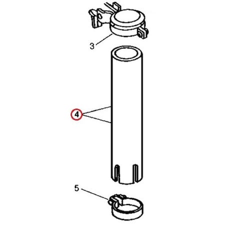 Aftermarket Exhaust Pipe Fits John Deere 444 450D 455D 450E 455E 550 544A 544 544B T35879
